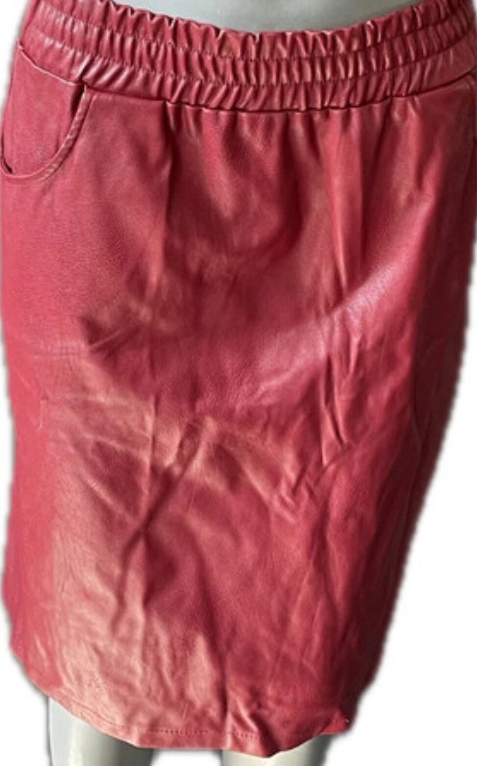 Leren Rok van Sophia - Maat : xl