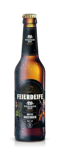 Wieninger "Feierdeife" Rotes Rauchbier 0,33 Liter - Saisonbier