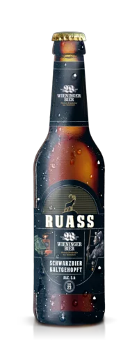 Wieninger "Ruass" Schwarzbier 0,33 Liter - Saisonbier
