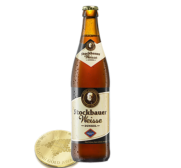 Löwenbrauerei Passau Stockbauer Weisse Dunkel 0,5 Liter