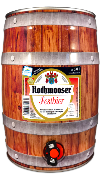 Rothmooser Festbier Partyfass 5 Liter