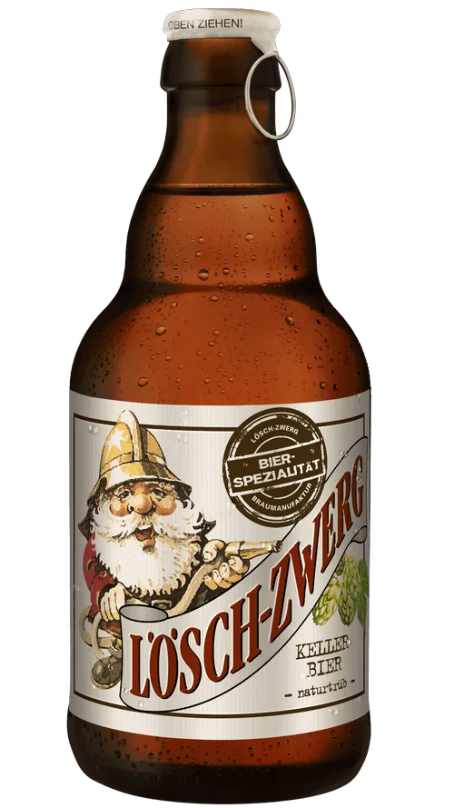 Schimpfle Löschzwerg Kellerbier Naturtrüb 0,33 Liter