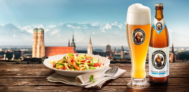 Franziskaner Hefe Weissbier Leicht  0,5 Liter