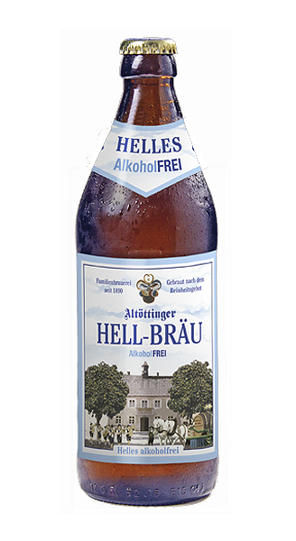 Altöttinger Hell-Bräu Hell Alkoholfrei 0,5 Liter