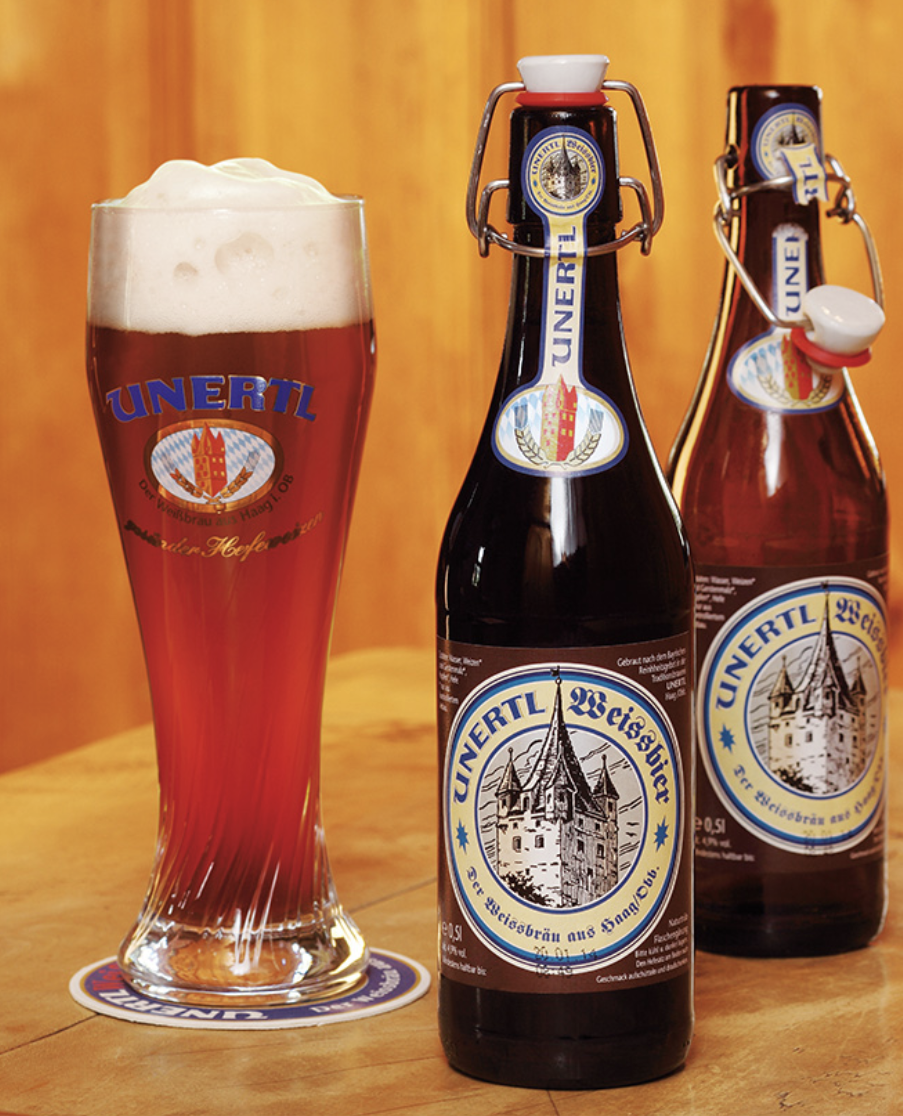 Unertl Haag Weissbier Original Bügelflasche 0,5 Liter