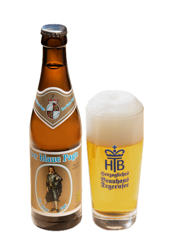 Tegernseer "Der blaue Page" 0,33 Liter - Saisonbier