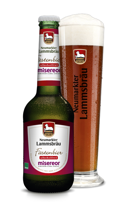 Lammsbräu Misereor Fastenbier Alkoholfrei 0,33 Liter - Saisonbier