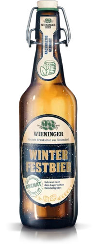 Wieninger Winterfestbier Bügelflasche  0,5 Liter - Saisonbier