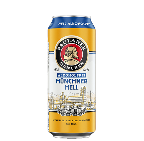 Paulaner Münchner Hell Alkoholfrei Dose 0,5 Liter