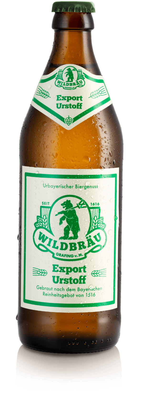 Wildbräu Grafing Export Urstoff 0,5 Liter
