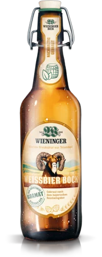 Wieninger Weissbier-Bock  Bügelflasche 0,5 Liter - Saisonbier