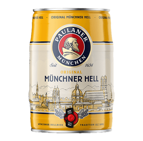Paulaner Münchner Hell 5 Liter Partyfass