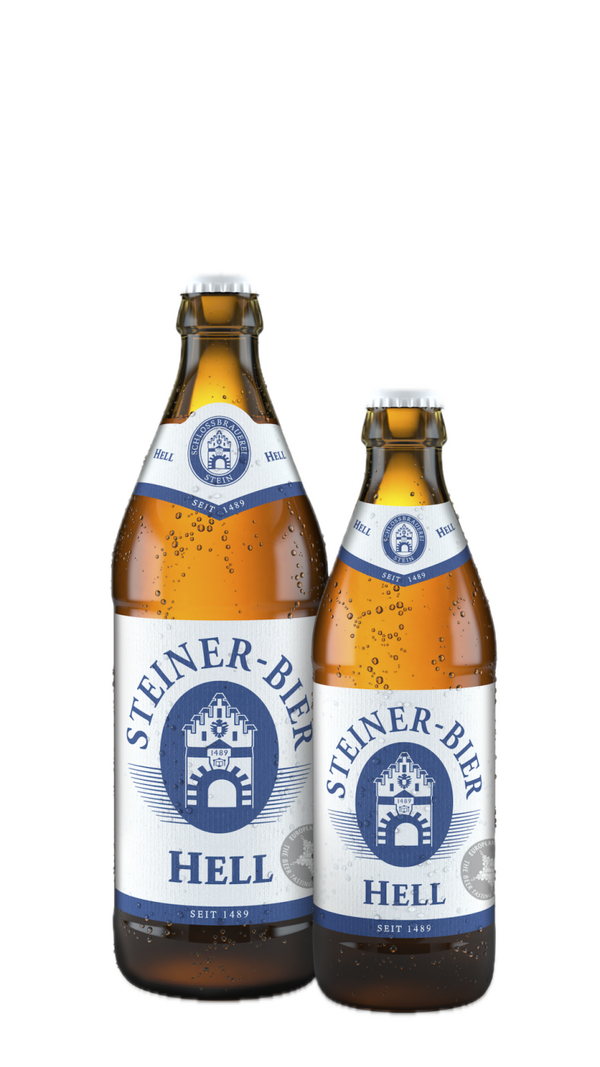 Schlossbrauerei Stein Hell 0,5 Liter