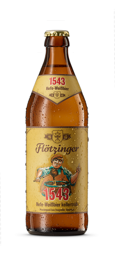 Flötzinger 1543 Weißbier Naturtrüb 0,5 Liter
