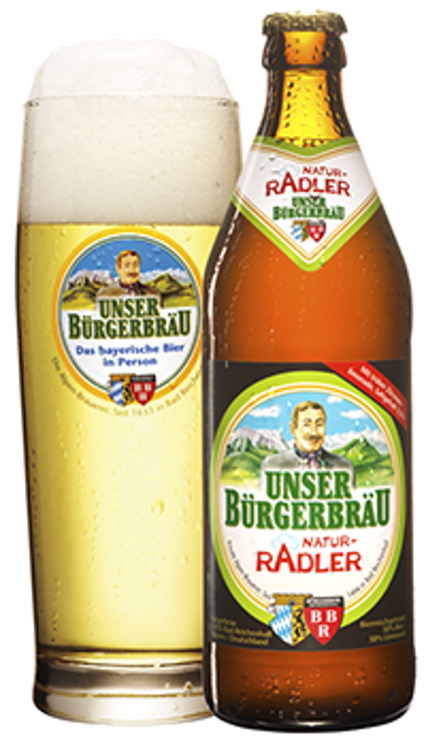Bürgerbräu Naturradler 0,5 Liter