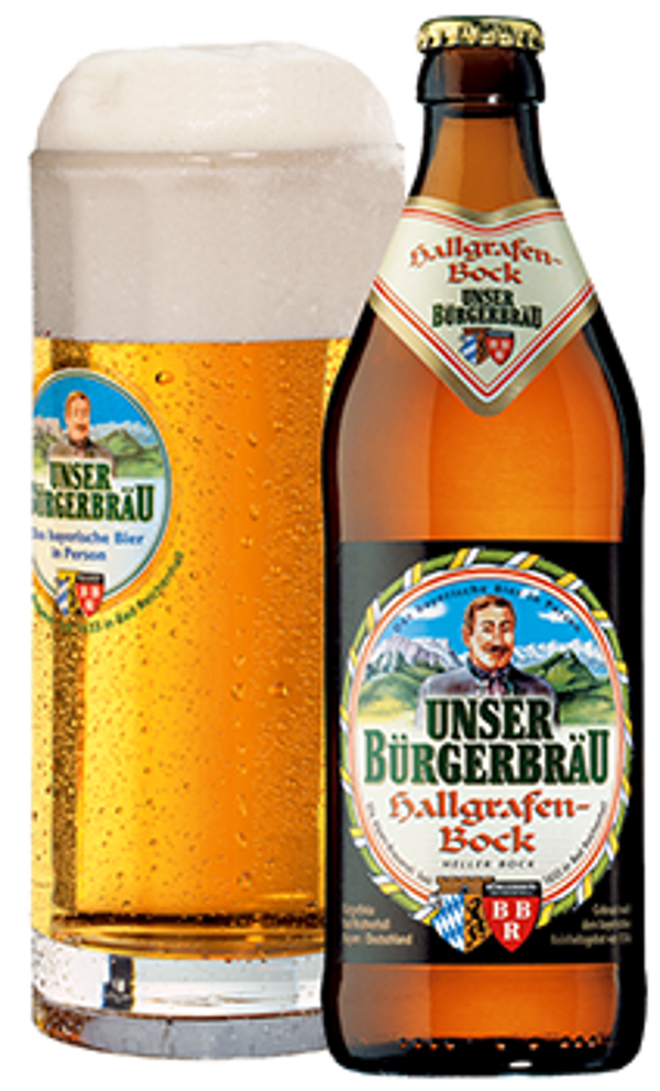 Bürgerbräu Hallgrafen-Bock 0,5 Liter