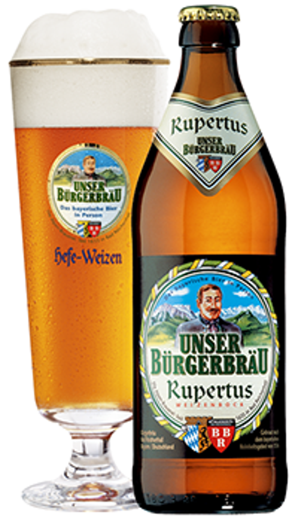 Bürgerbräu "Rupertus" Weizenbock 0,5 Liter - Saisonbier