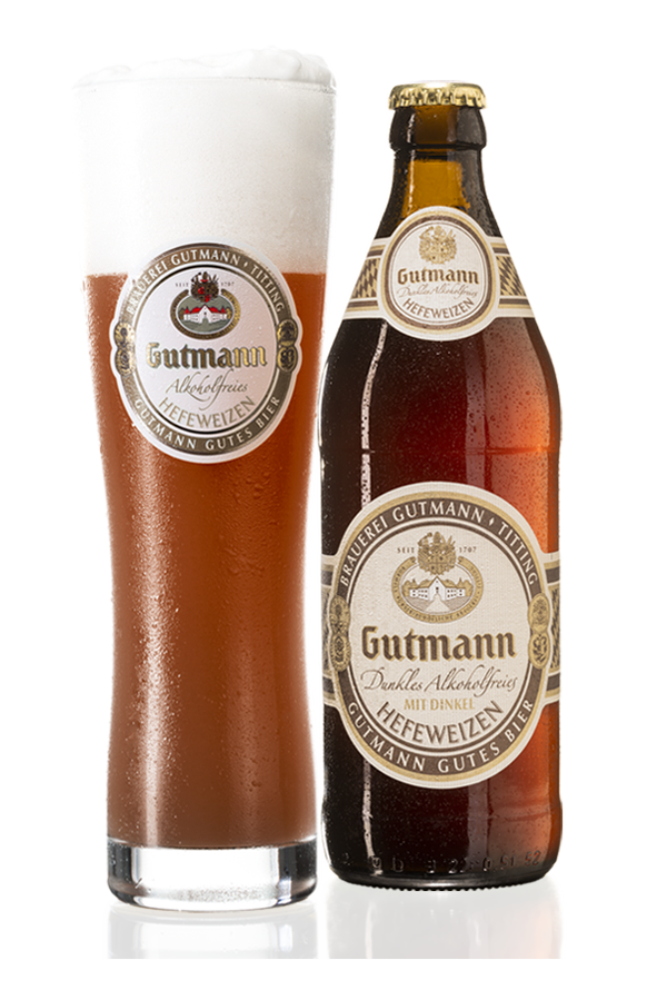 Gutmann Dunkles Alkoholfreies Hefeweizen 0,5 Liter