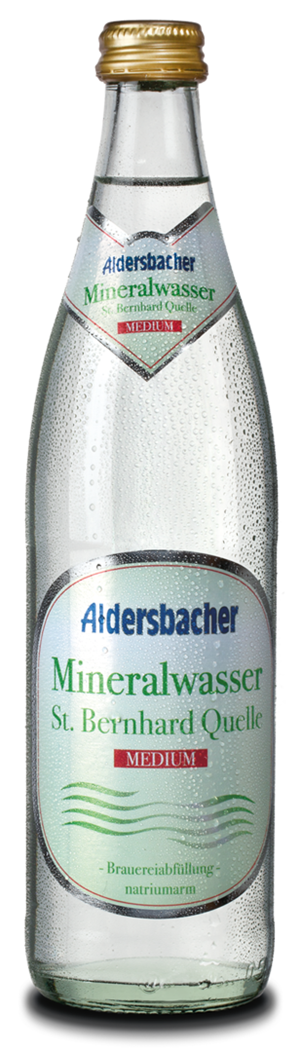 Aldersbacher Mineralwasser Medium 0,5 Liter