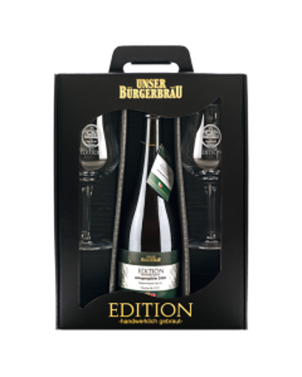 Bürgerbräu "Edition" Jahrgangsbier 0,75 Liter - Präsentbox