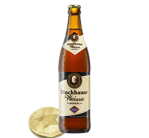 Löwenbrauerei Passau Stockbauer Weisse Dunkel 0,5 Liter