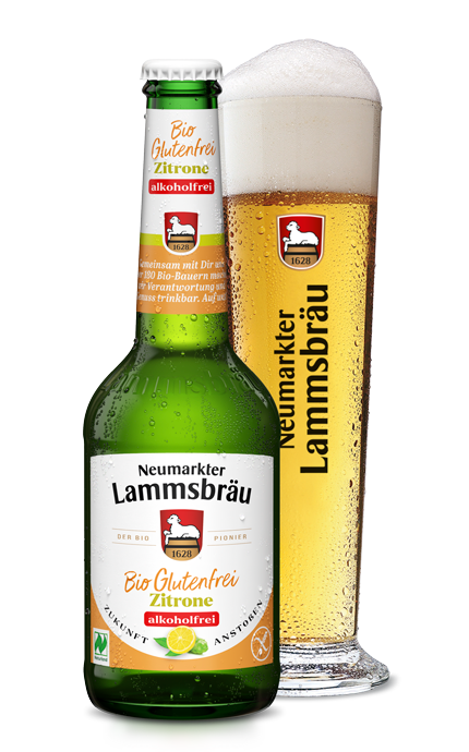 Lammsbräu Bio Glutenfrei Zitrone alkoholfrei 0,33 Liter