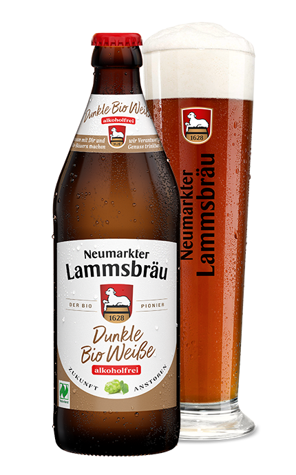 Lammsbräu Dunkle Bio Weiße Alkoholfrei 0,5 Liter