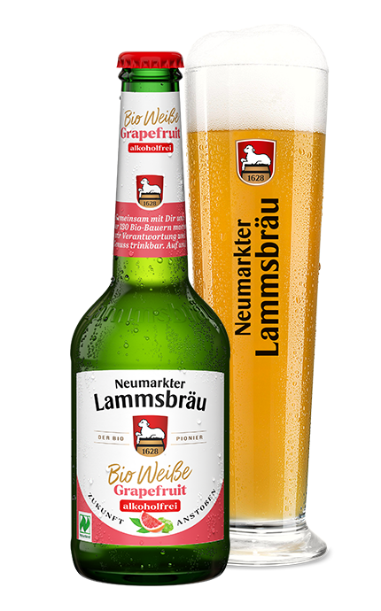 Lammsbräu Bio Weiße Grapefruit Alkoholfrei 0,33 Liter