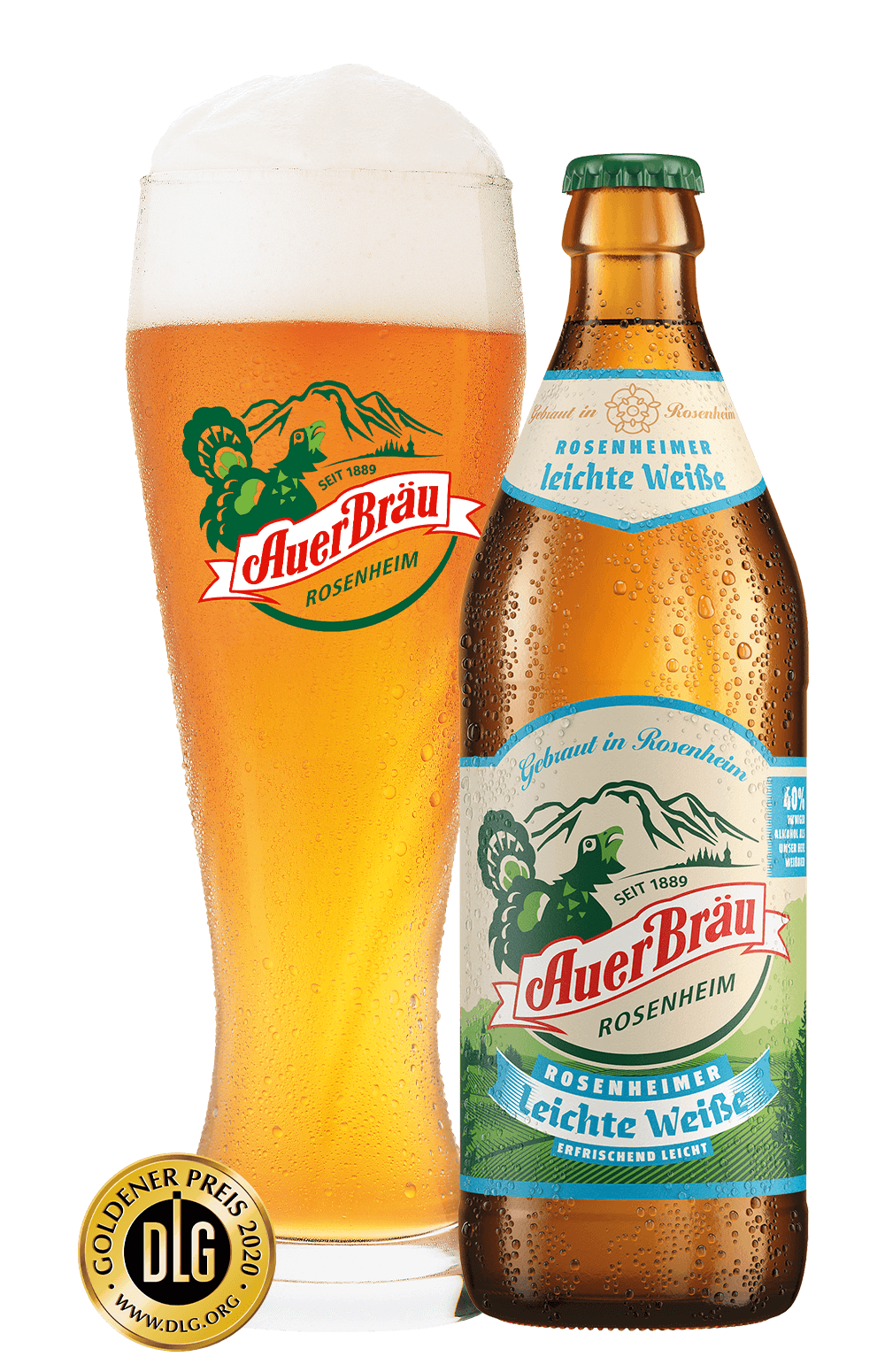 Auerbräu Leichte Weiße 0,5 Liter