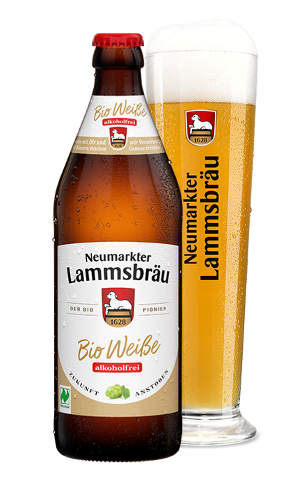 Lammsbräu Bio Weiße Alkoholfrei 0,5 Liter