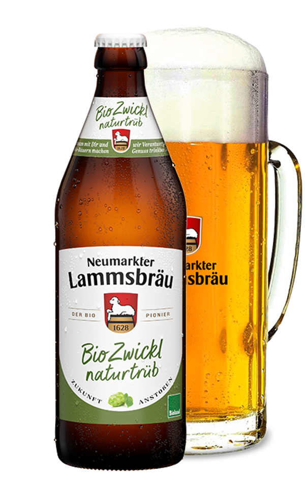 Lammsbräu Bio Zwickl Naturtrüb 0,5 Liter