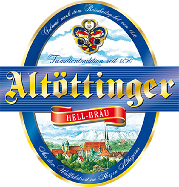 Altöttinger Hell-Bräu 12er Mischpaket untergärige Biere