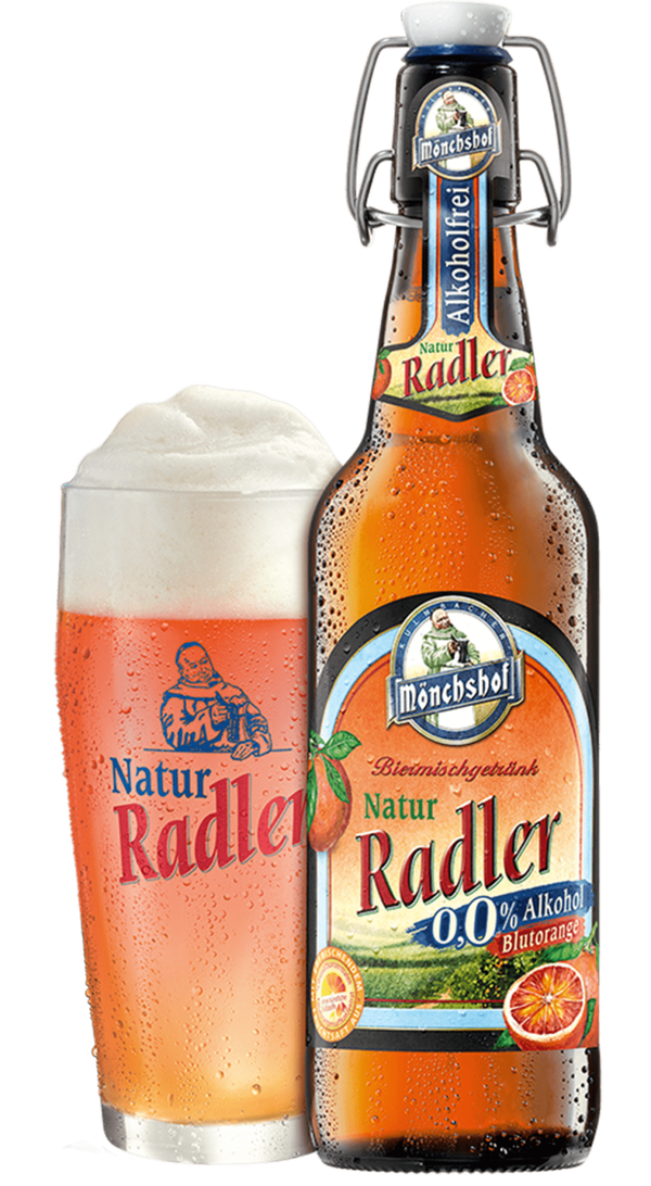 Mönchshof Naturradler Blutorange 0,0% 0,5 Liter