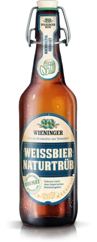 Wieninger Weissbier Naturtrüb Bügelflasche 0,5 Liter