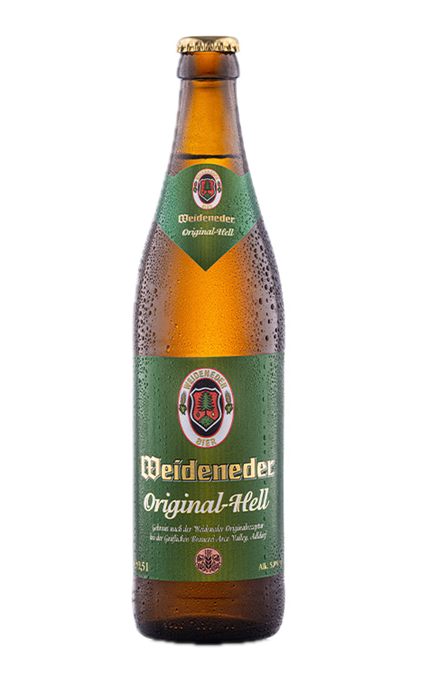 Weideneder Original Hell 0,5 Liter