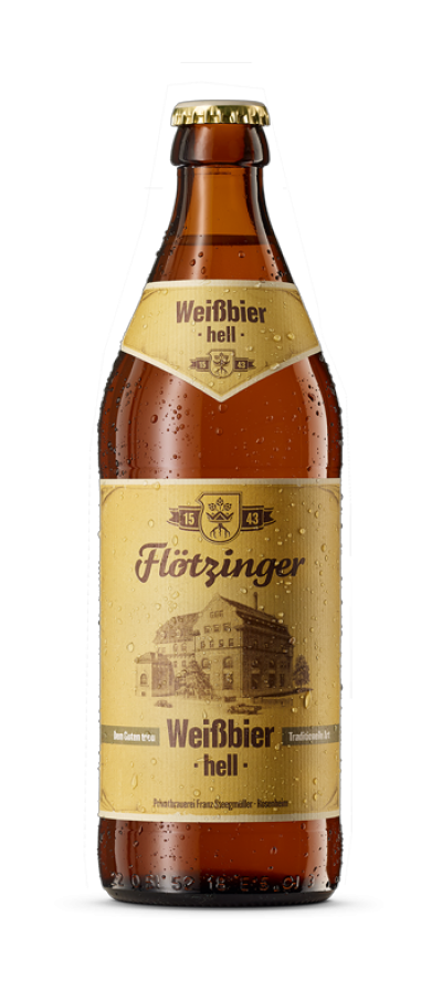 Flötzinger Hefe-Weißbier Hell 0,5 Liter