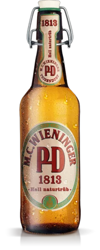 Wieninger 1813 Hell Naturtrüb Bügelflasche 0,5 Liter