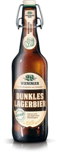 Wieninger Dunkles Lagerbier Bügelflasche 0,5 Liter