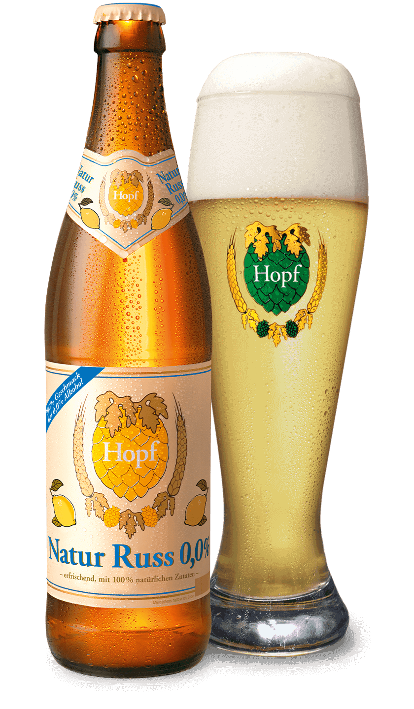 Hopf Naturruss 0,0% 0,5 Liter