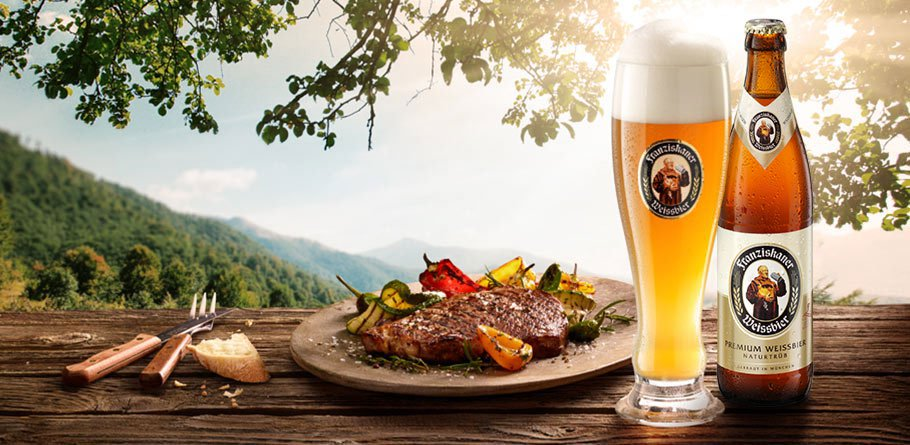 Franziskaner Hefe Weissbier Naturtrüb 0,5 Liter