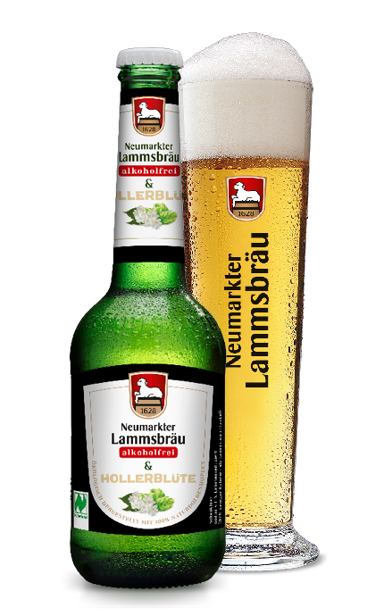 Lammsbräu Bio Alkoholfrei & Hollerblüte 0,33 Liter