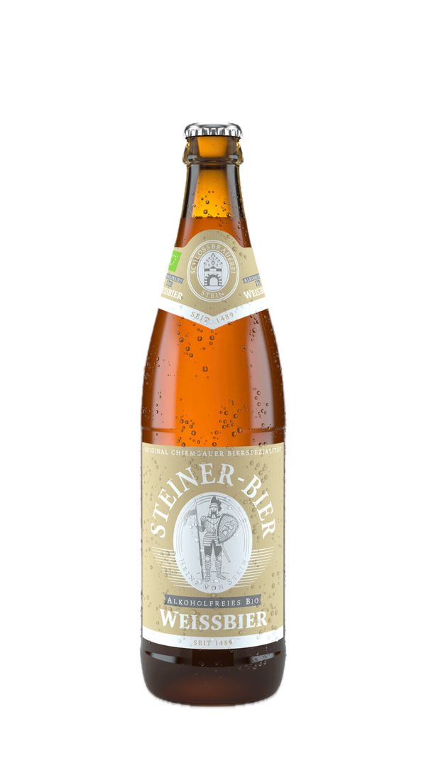 Schlossbrauerei Stein Alkoholfreies Bio Weissbier 0,5 Liter