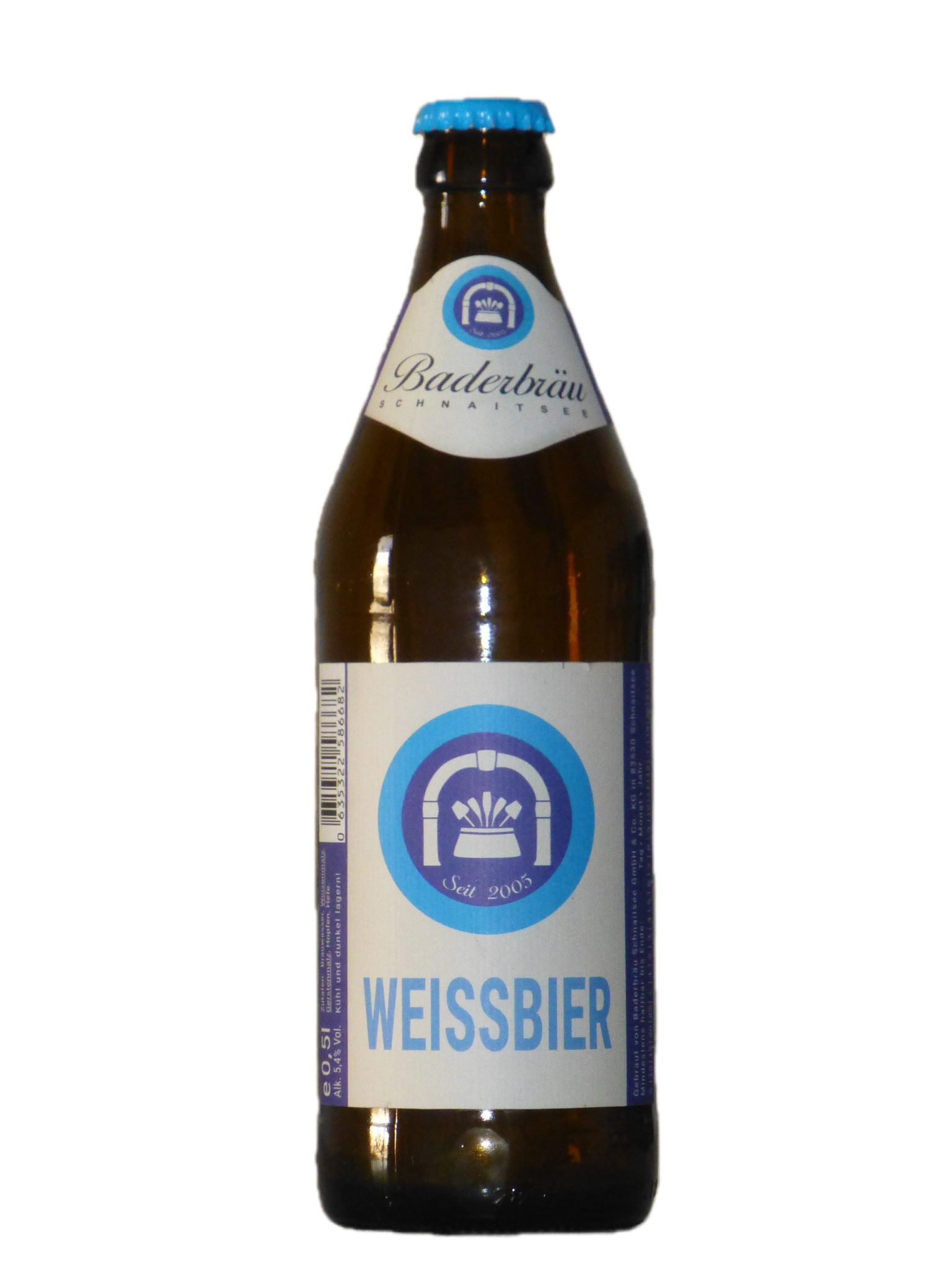 Baderbräu Weißbier 0,5 Liter