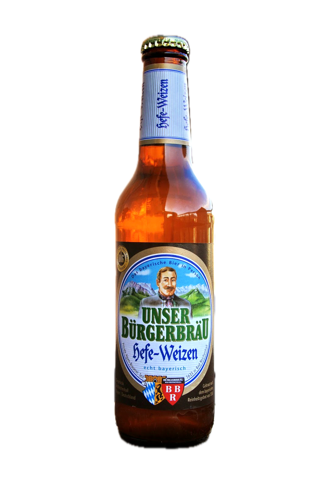 Bürgerbräu Hefe-Weizen 0,33 Liter