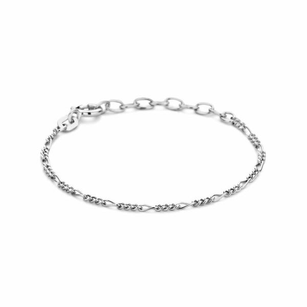 armband figaro 1,8 mm Zilver