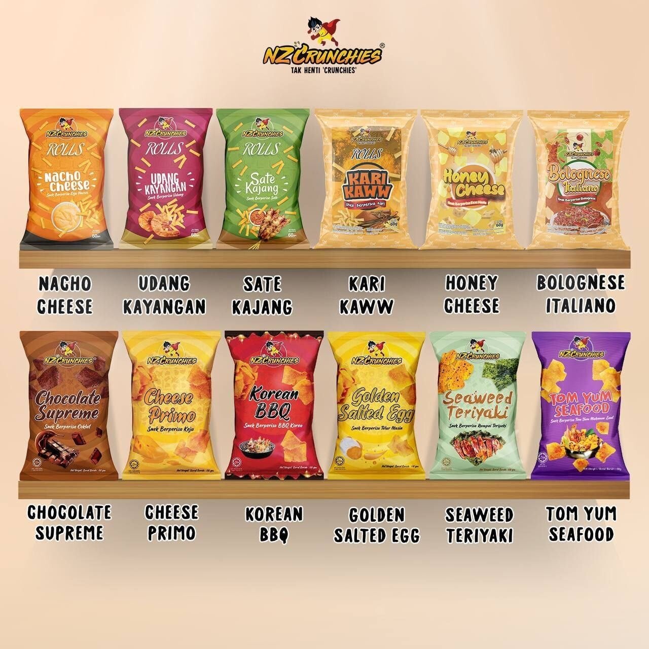 NZ CRUNCHIES (PACK EDITION)
