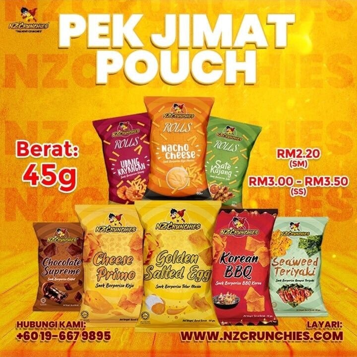 NZ CRUNCHIES (JIMAT POUCH EDITION)