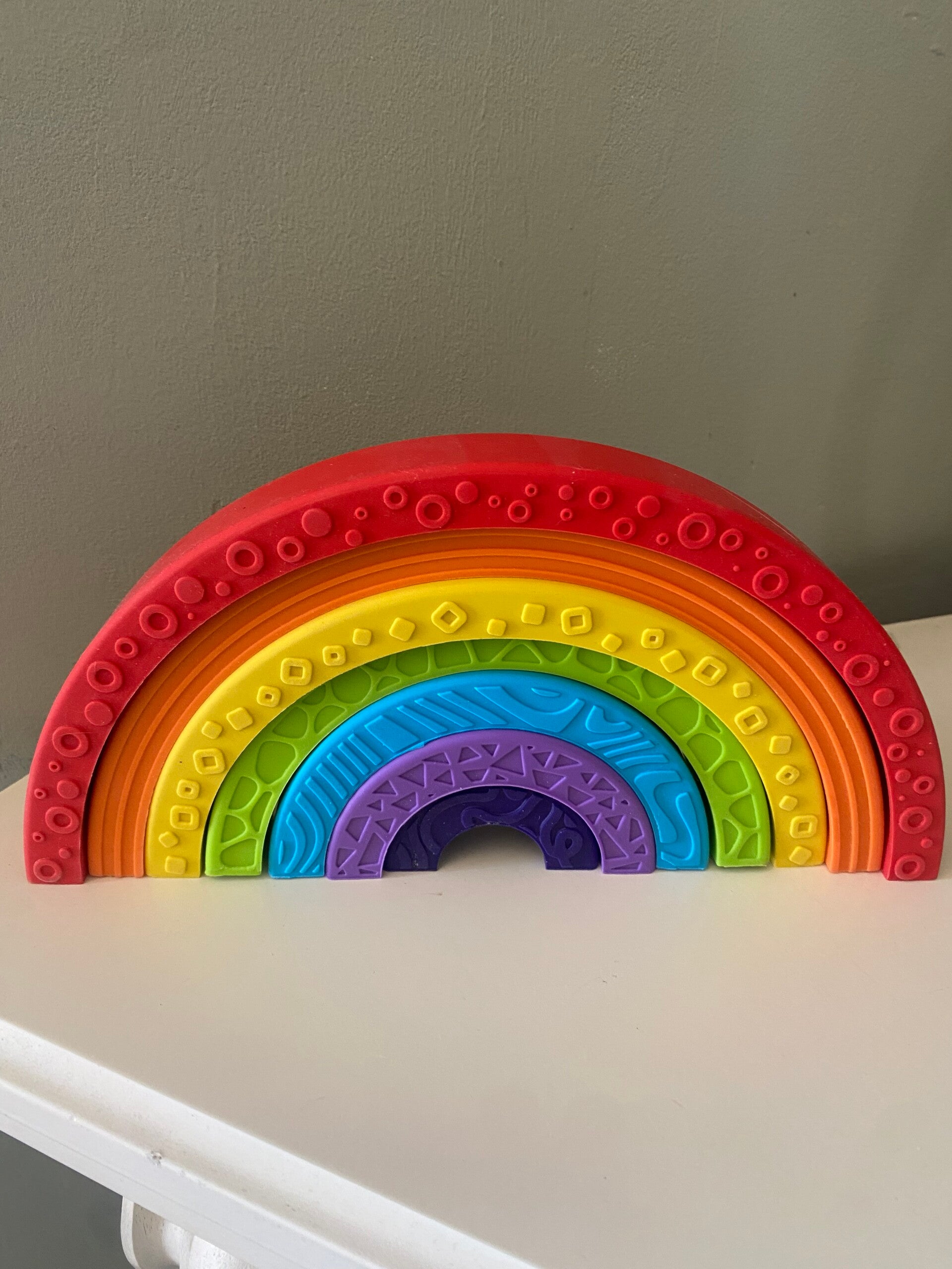 Regenboog rubber