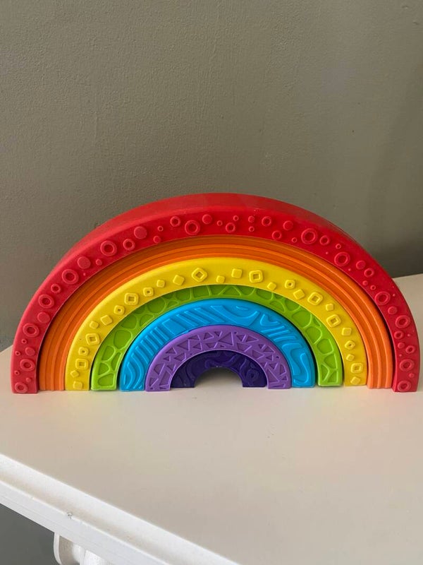 Regenboog rubber