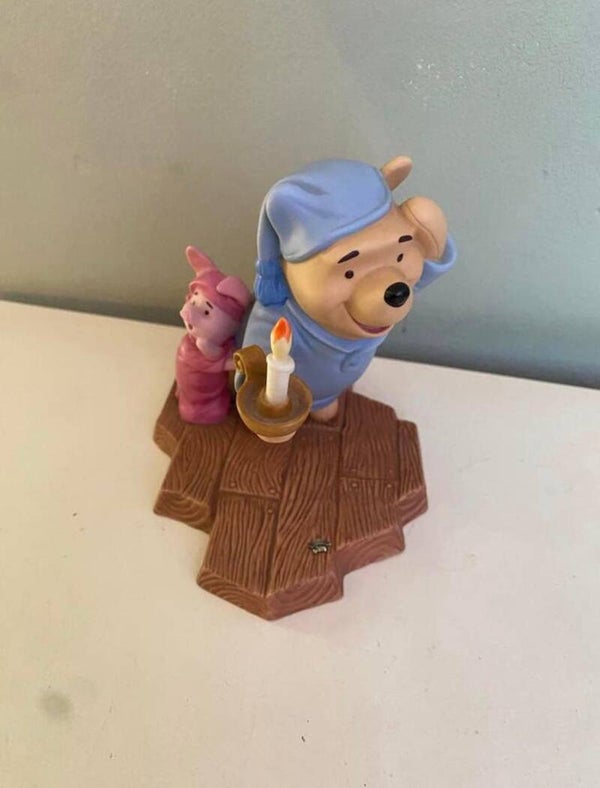 Winnie de Poeh en Knorretje Beeldje - Disney